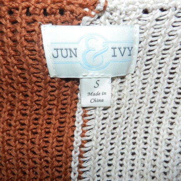 FRANCESCA'S JUN & IVY WOMENS 2 TONE KNIT S BNWT!🆕⌚📦🏃💨🚚 - Picture 12 of 15